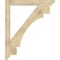 Ekena Millwork Merced Slat Rough Sawn Bracket, Douglas Fir, 4"W x 40"D x 48"H BKT04X40X48MRC06RDF - alternate 2